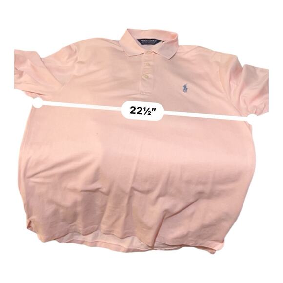 Polo Ralph Lauren Men's SS Polo Shirt 100% Pima Cotton, Pink Large - Picture 8 of 10